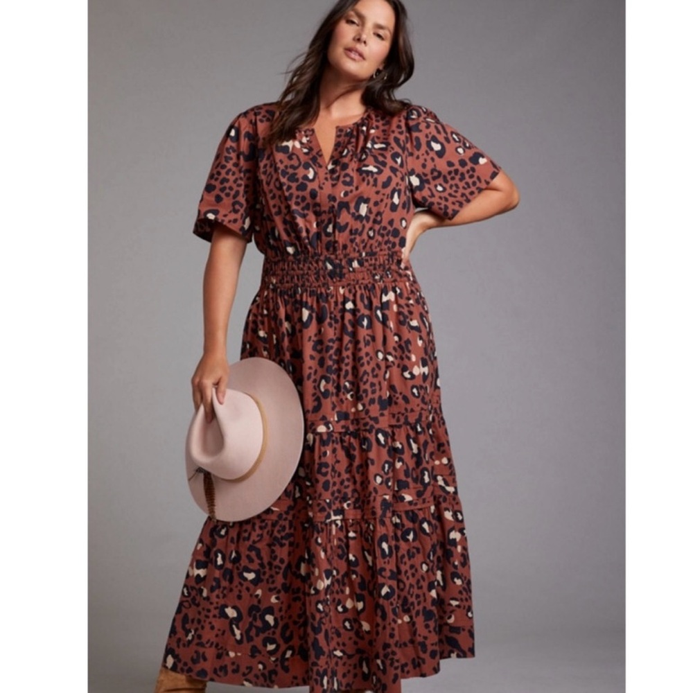 Leopard Print Maxi Dress